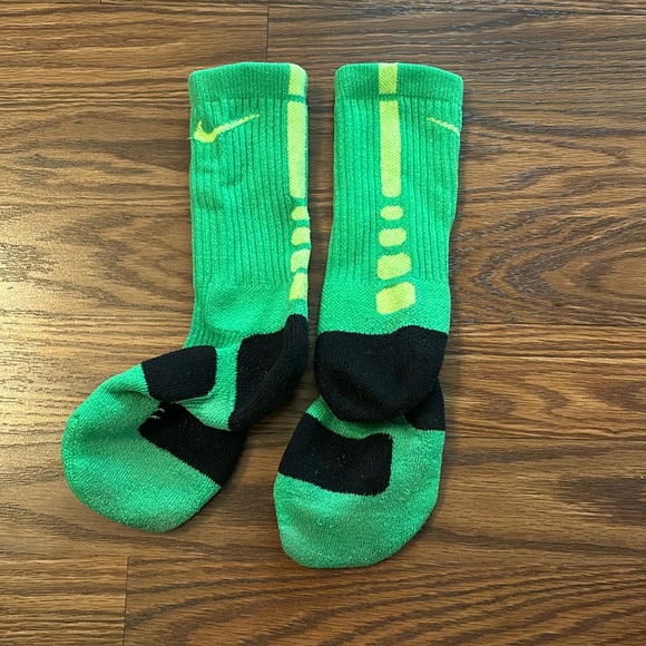 Nike Other - Nike elite socks yellow and green size small